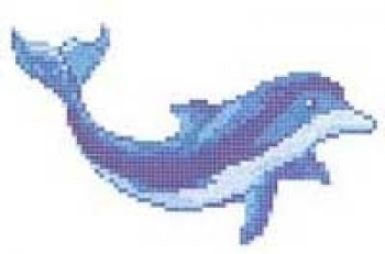 Mural DOLPHIN RIGHT, zglob 2mm