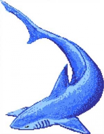 Mural SHARK, zglob 2mm