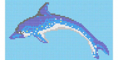 REVIGLASS MURAL DELFIN nº3