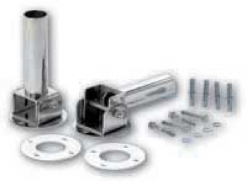 Zglobni par drzaca sa prirubnicama za merdevine, set od 2 komada