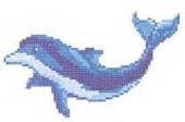 Mural DOLPHIN LEFT, zglob 2mm