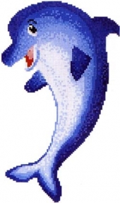Mural DOLPHIN JOLLY, zglob 2mm