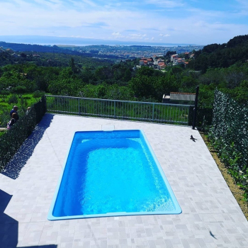 Poliesterski bazen IBIZA 8x3,2x1,55 PLAVI